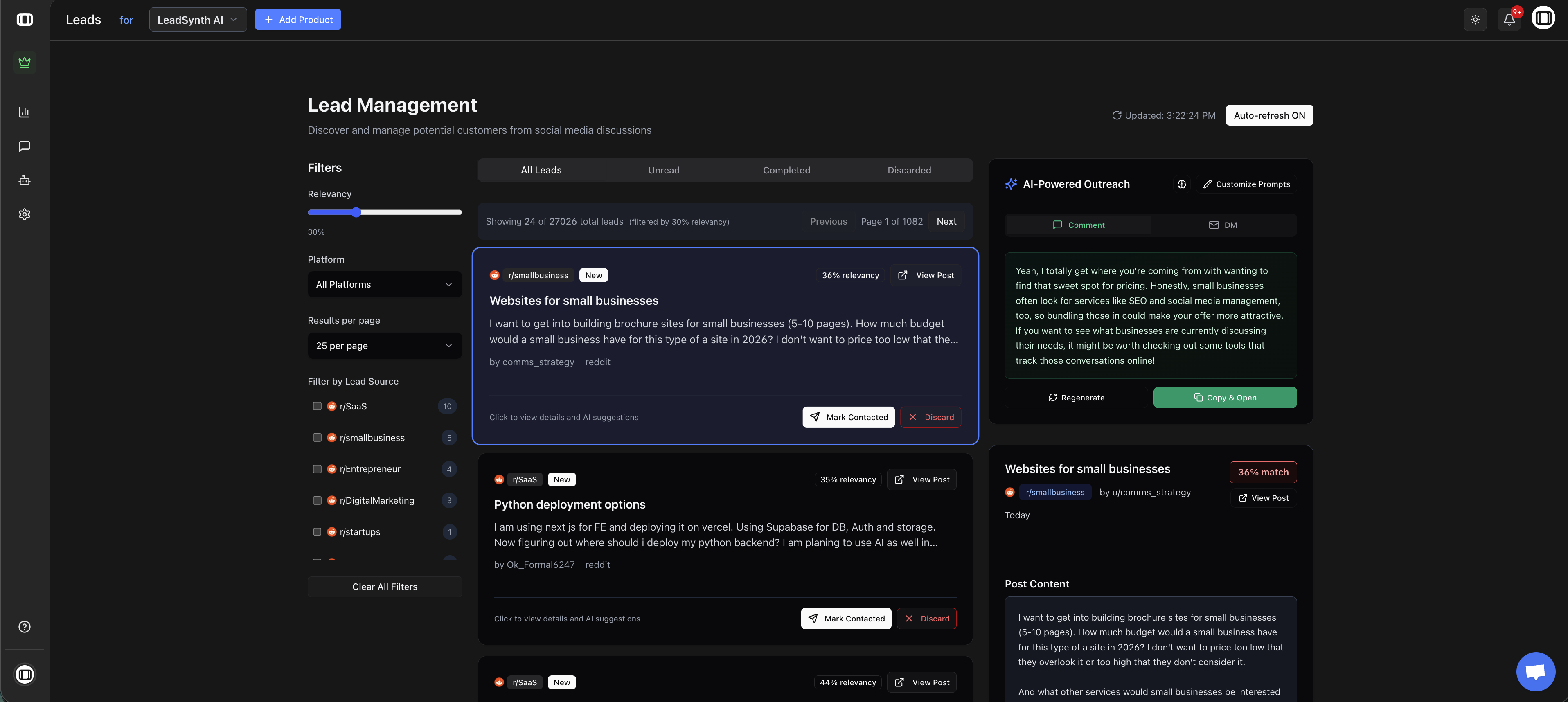 LeadSynth Launch gallery image