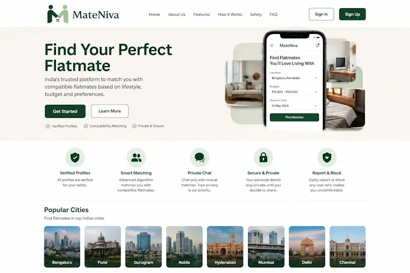 MateNiva — Find your kind of flatmate. screenshot 2