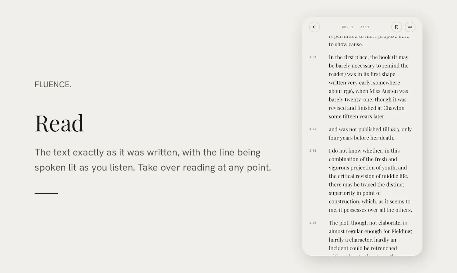 Fluence screenshot 2