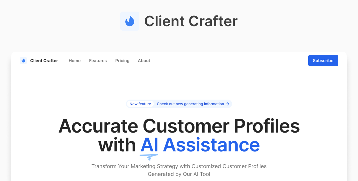 Crafter del cliente media 1