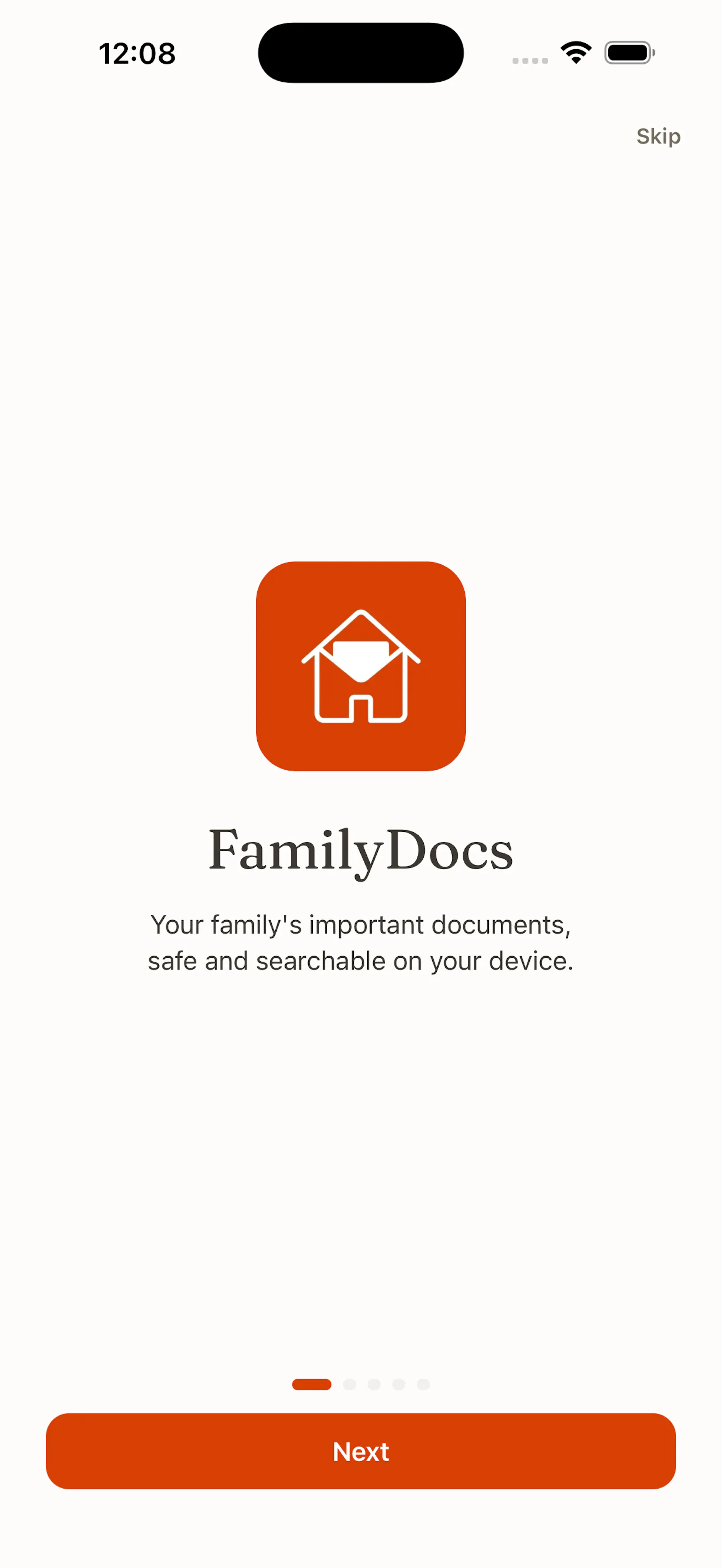 FamilyDocs — Safe & Searchable Documents screenshot 1