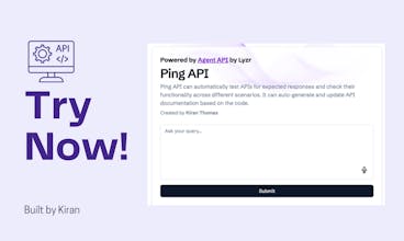 Ping API gallery image