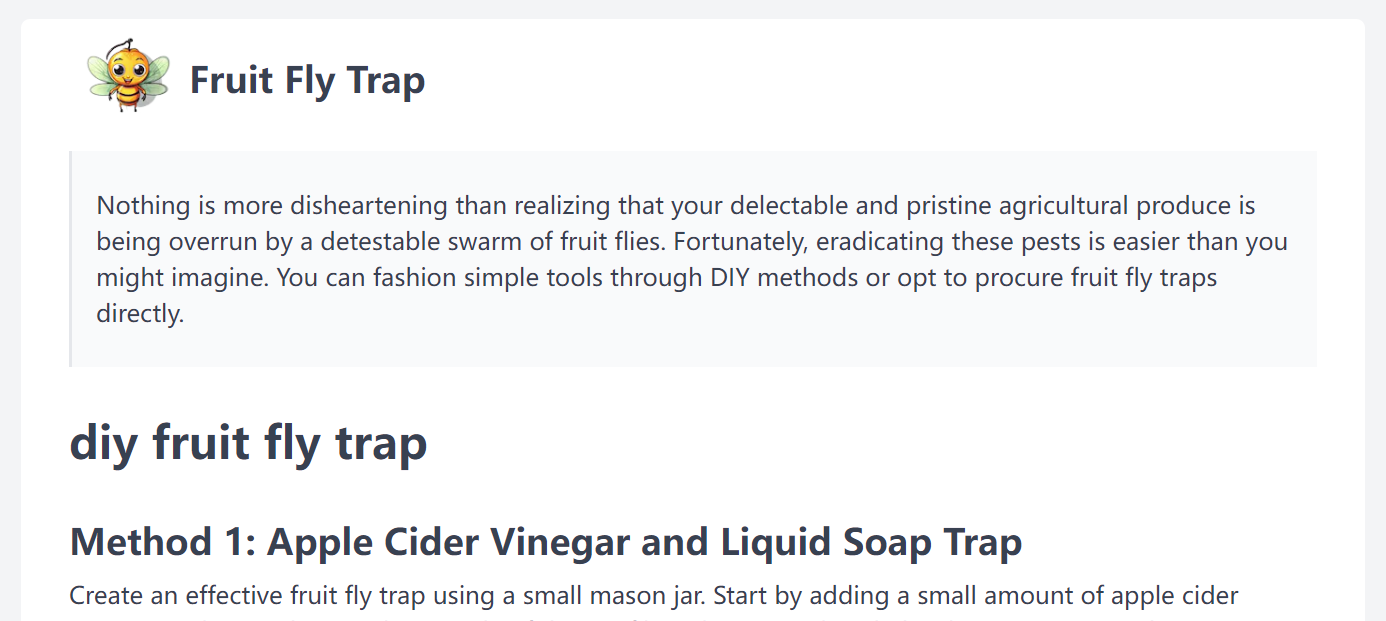 Fruit Fly Trap gallery image