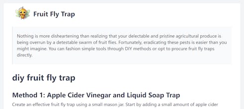 Fruit Fly Trap gallery image