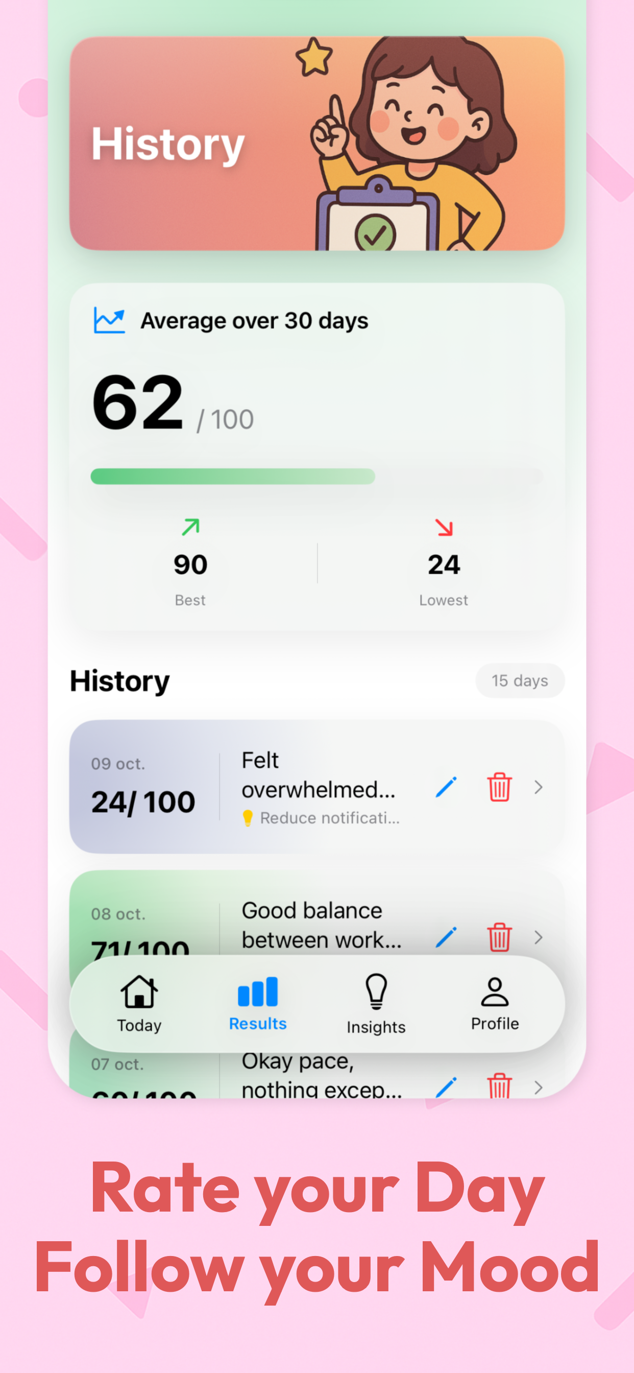 DayRank - Daily Mood Tracker gallery image