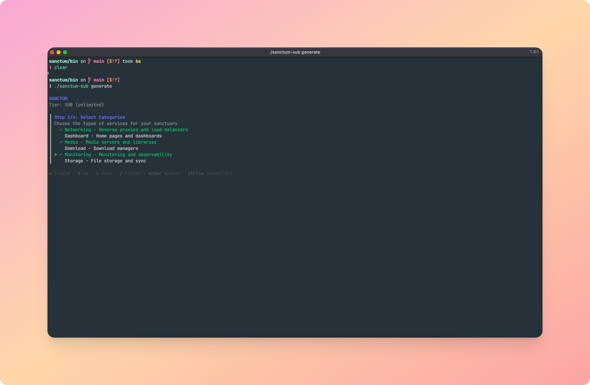 Sanctum - Screenshot 5 showing product features and functionality