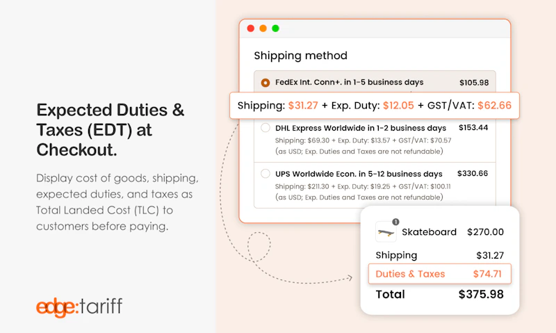 EdgeTariff screenshot 3