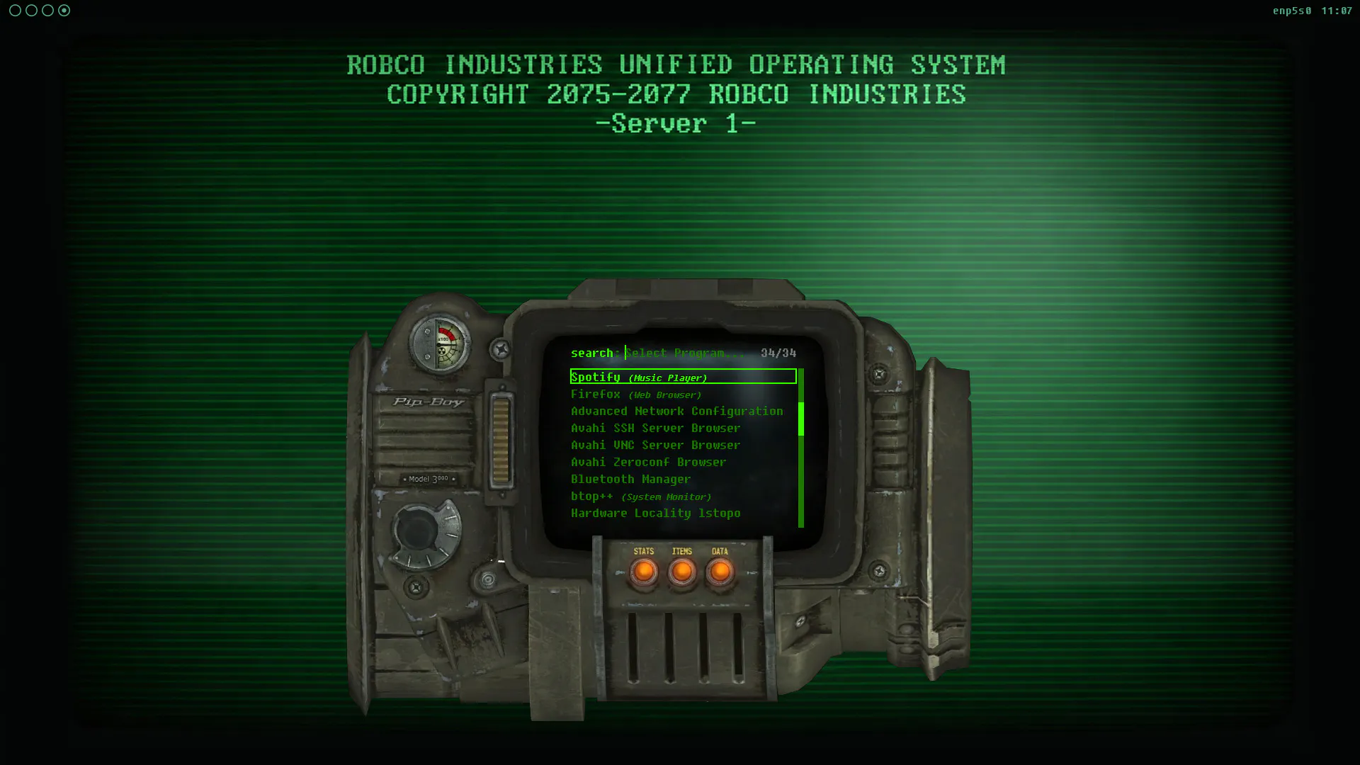 Pip-Boy Rofi Launcher gallery image
