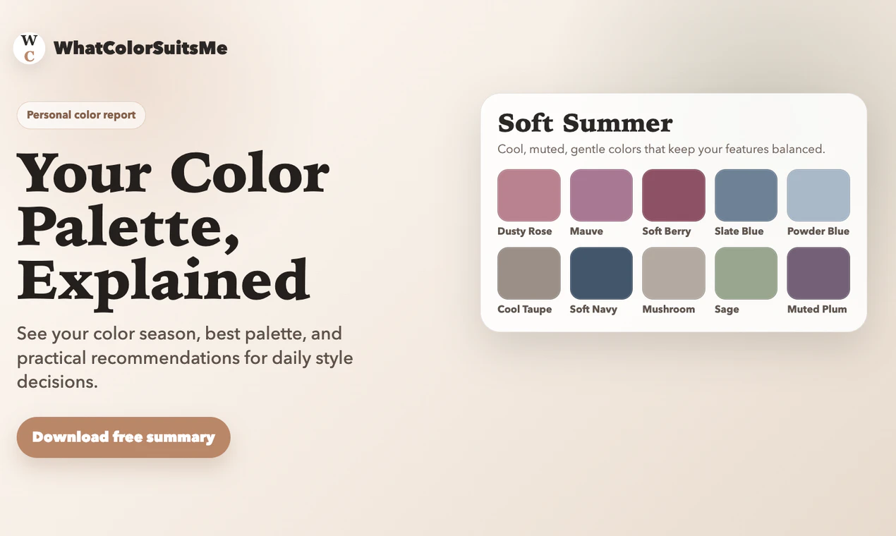 WhatColorSuitsMe 截图