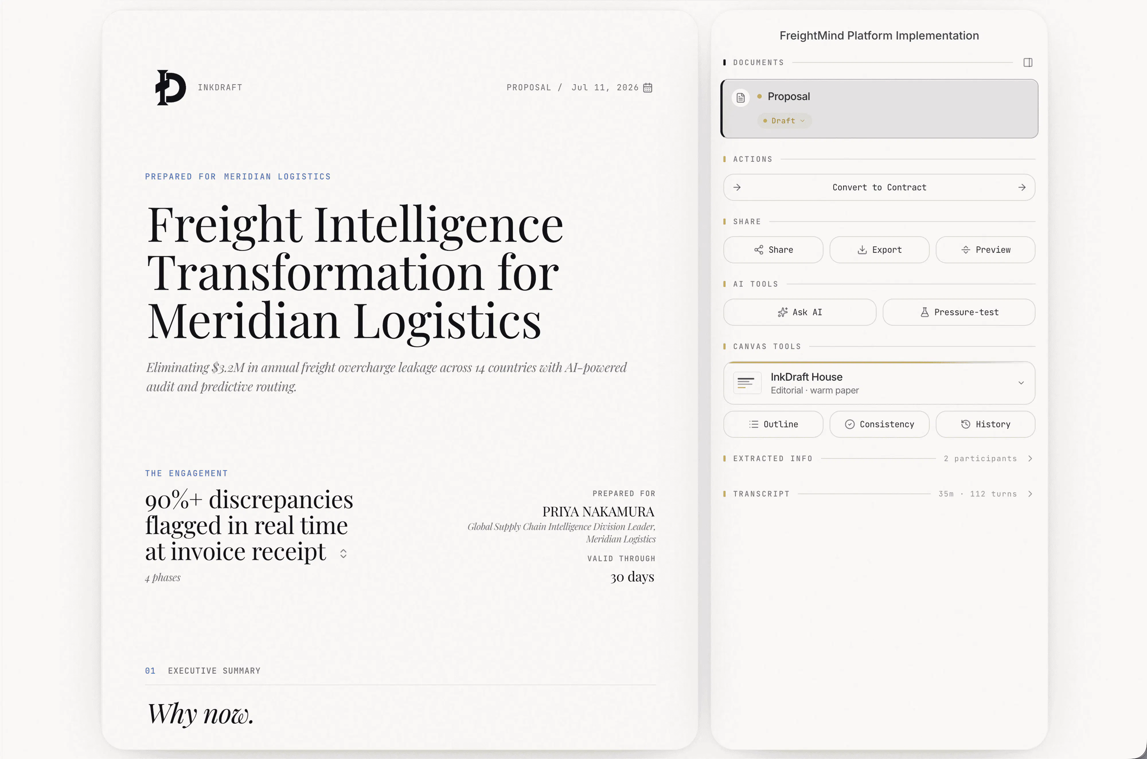 InkDraft screenshot