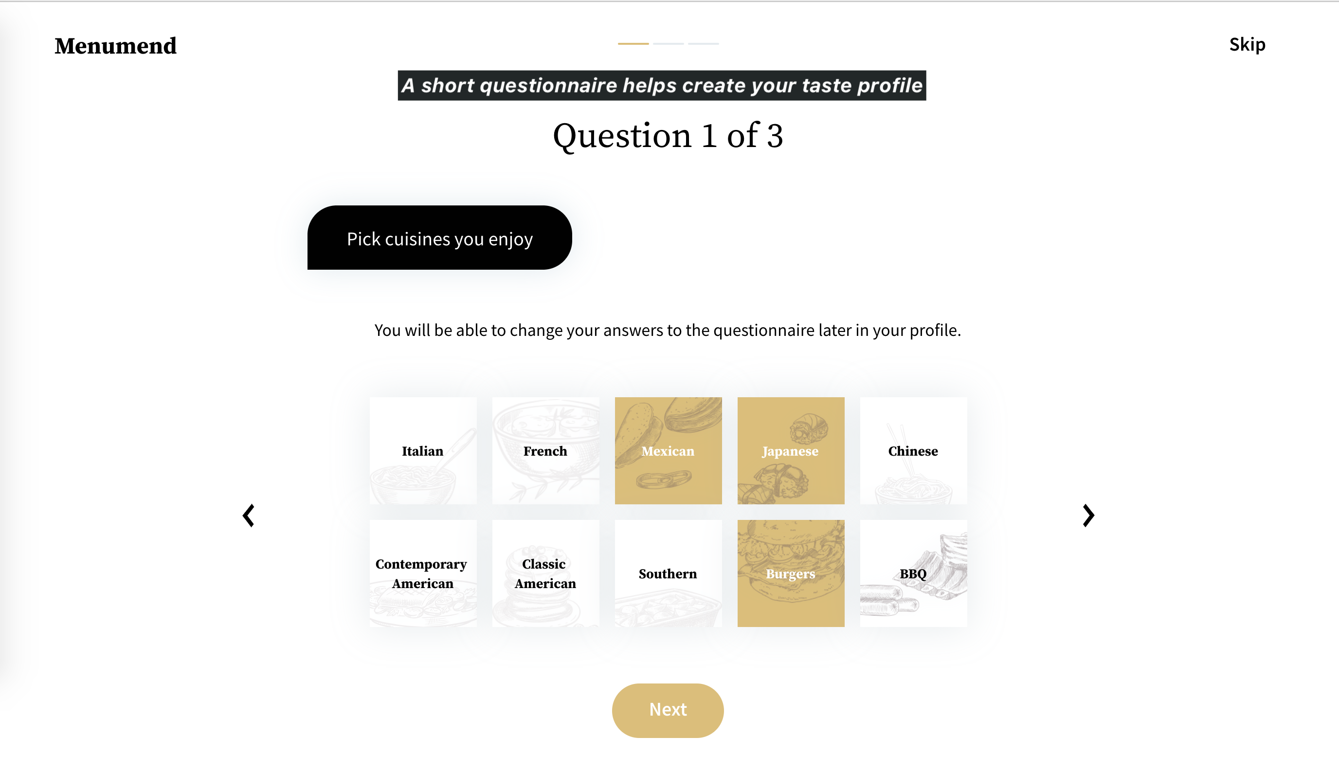 Menumend gallery image