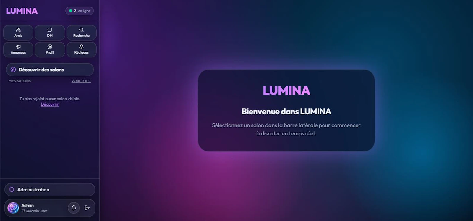 LUMINA - Online Tchat  screenshot 2