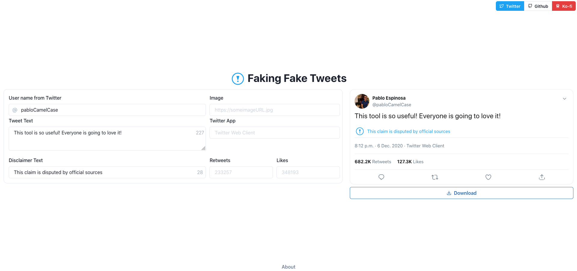 Faking Fake Tweets gallery image