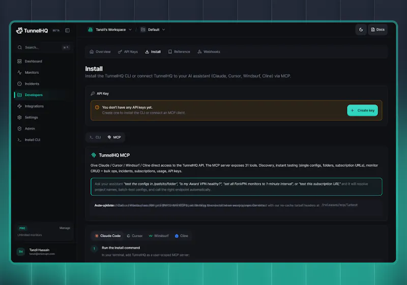 TunnelHQ screenshot 4