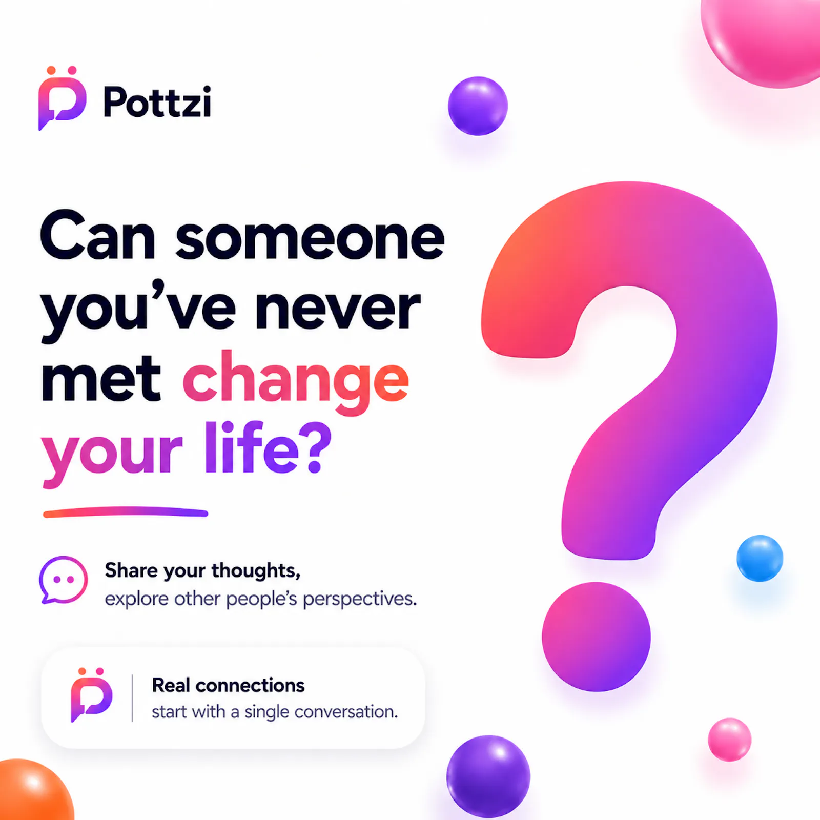 Pottzi — Talk Platform screenshot 3