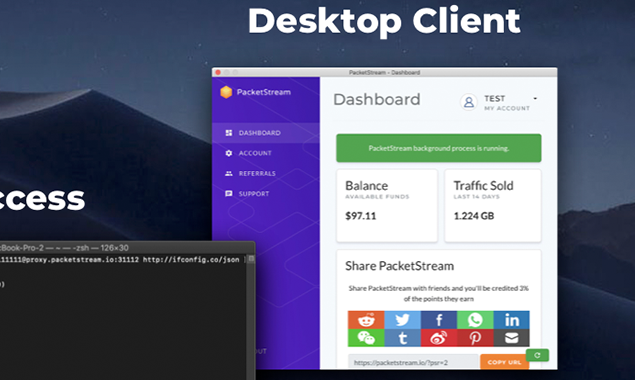 PacketStream gallery image