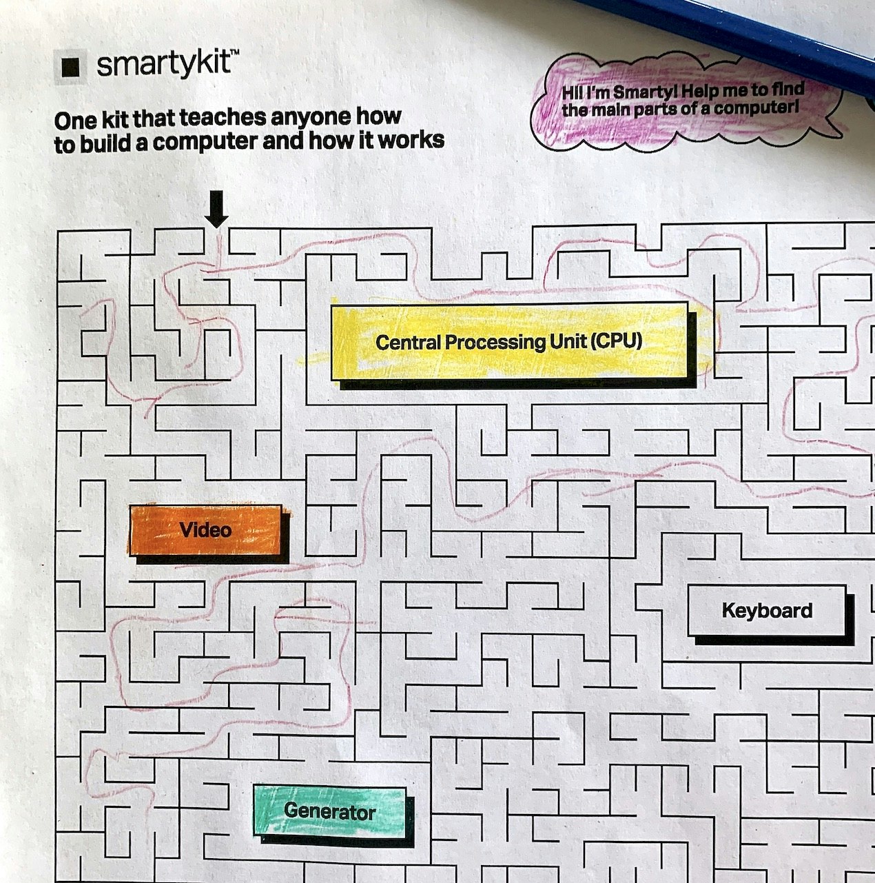 SmartyKit computer maze for kids&geeks gallery image