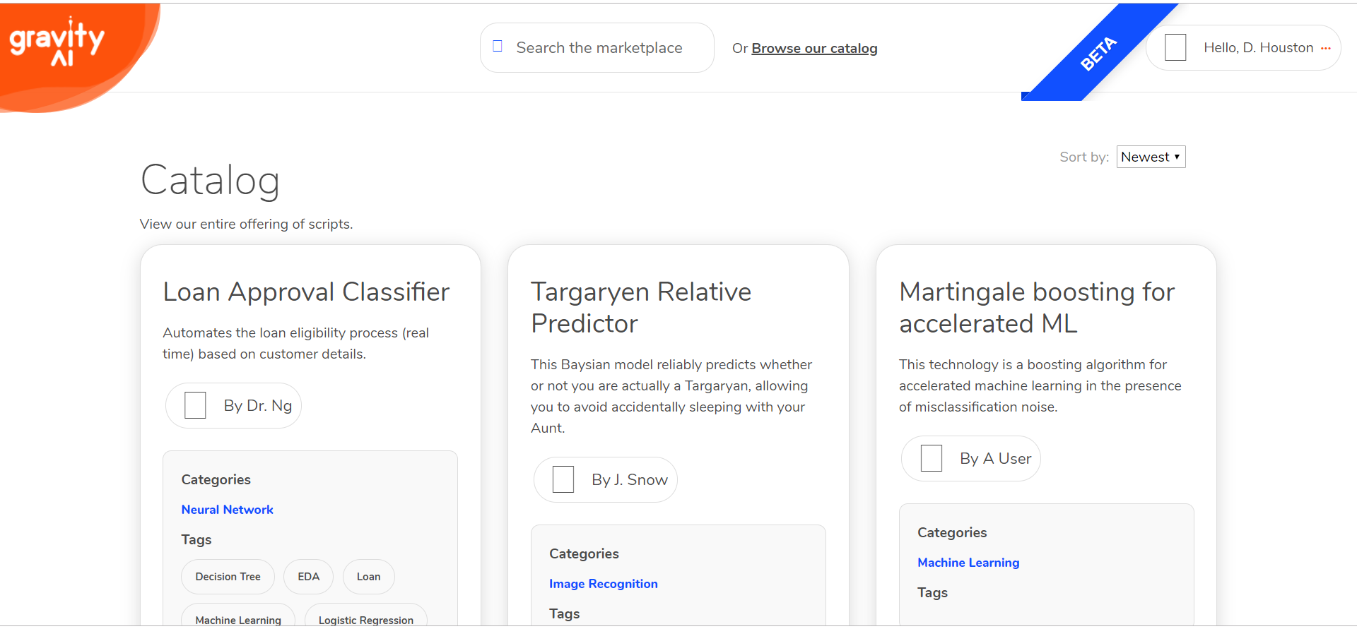 gravityAI gallery image