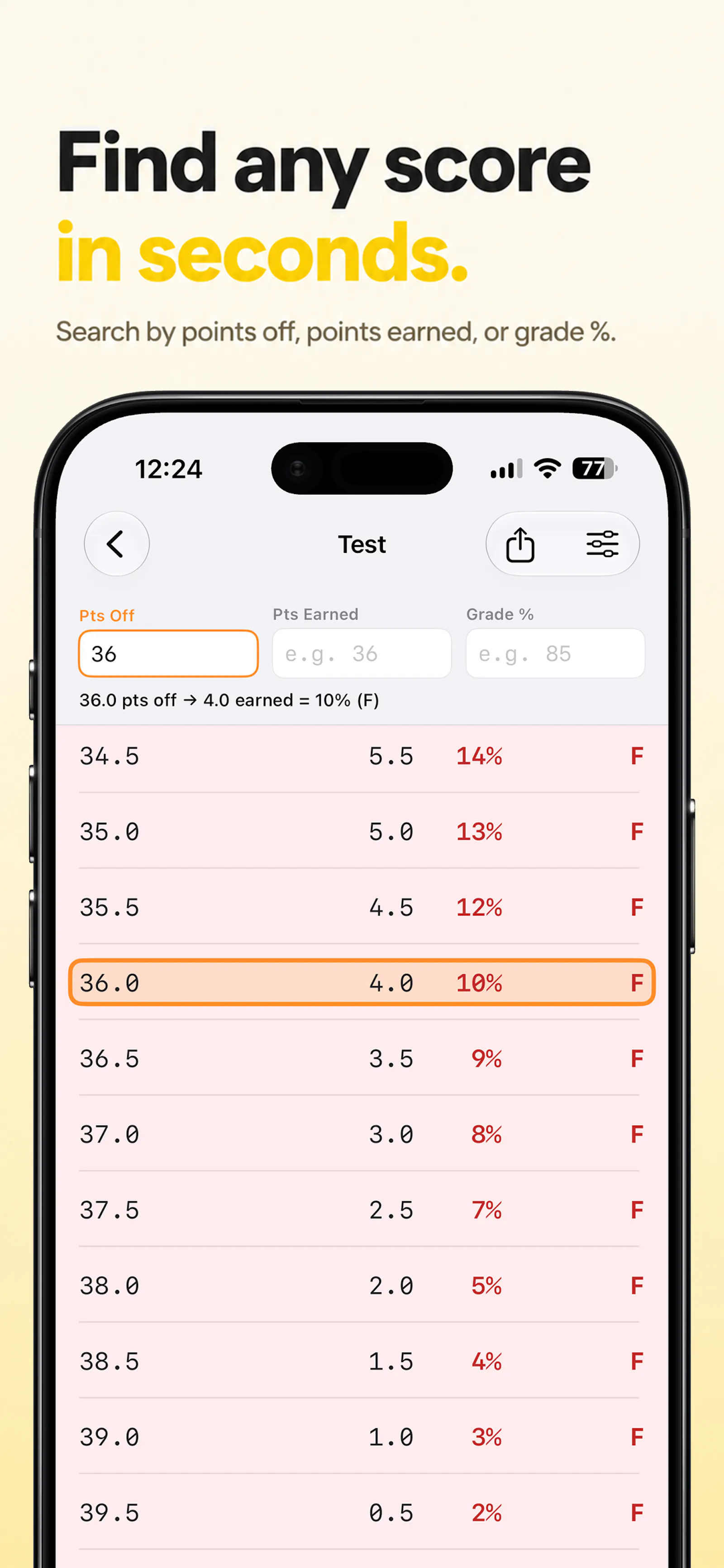 GradeKey screenshot 3