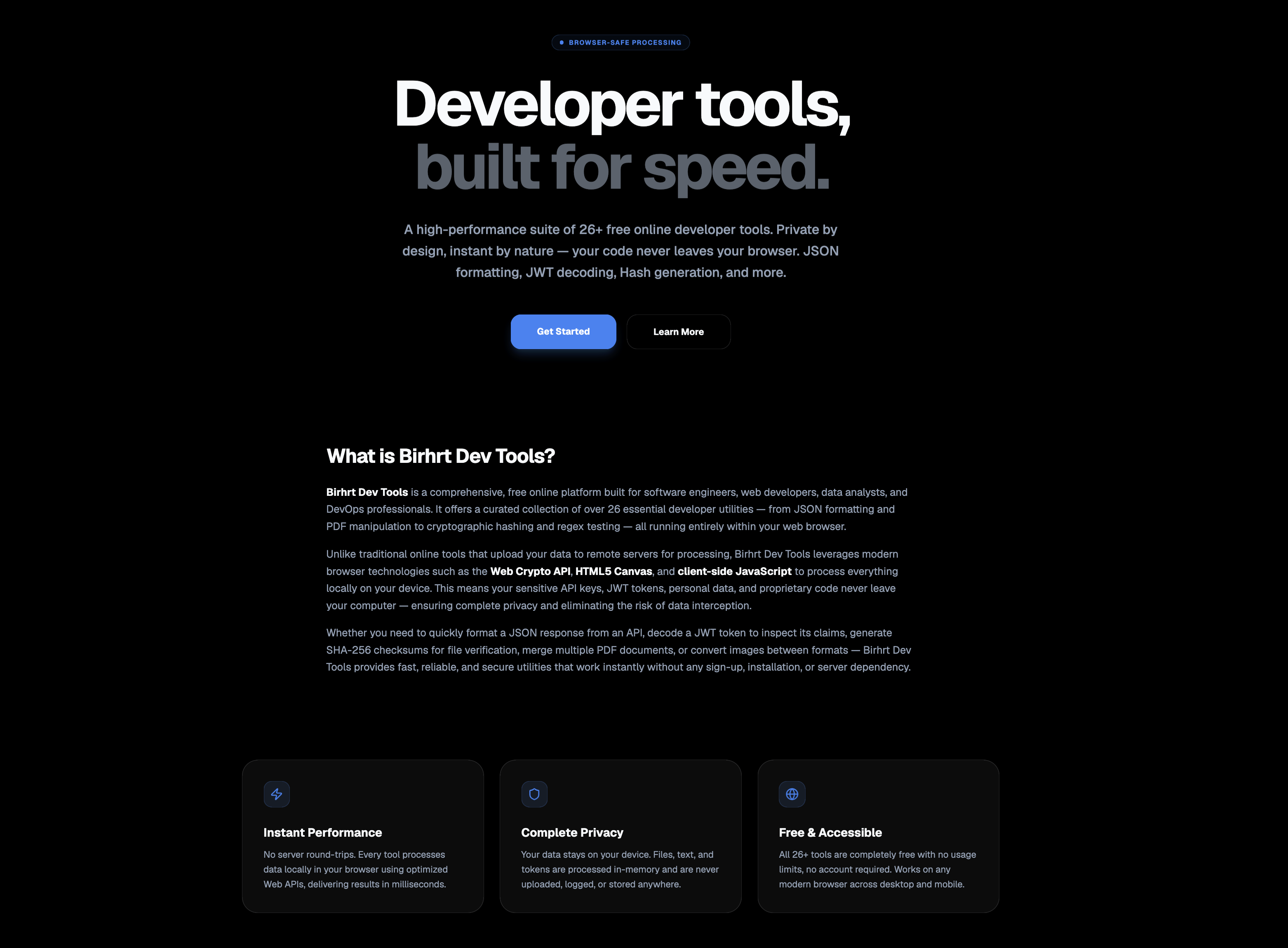 Birhrt Dev Tools gallery image