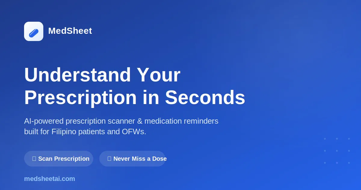 MedSheet gallery image