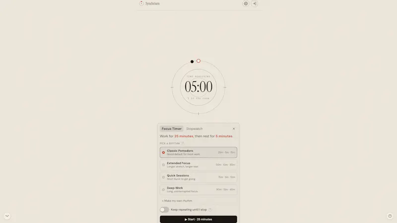 Synchrium screenshot 4