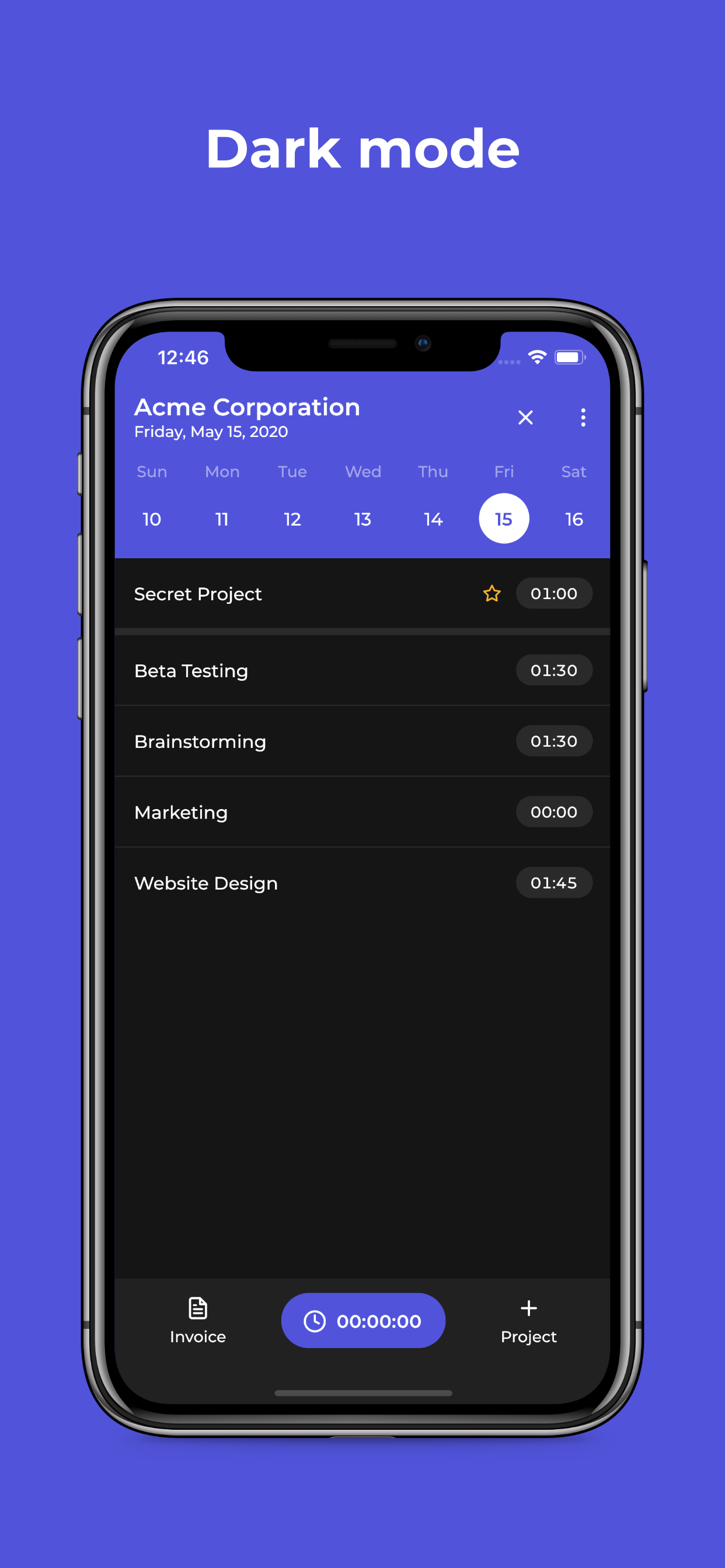 Projects: Timesheet & Invoices gallery image