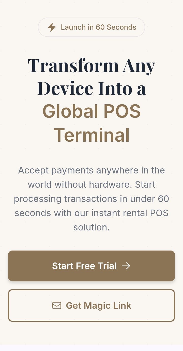 RocketPOS Go - Main product screenshot demonstrating key features and user interface