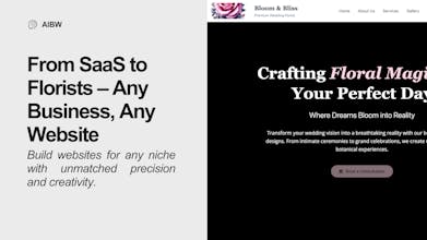 AI Builds Websites: Unique and Your Way! gallery image