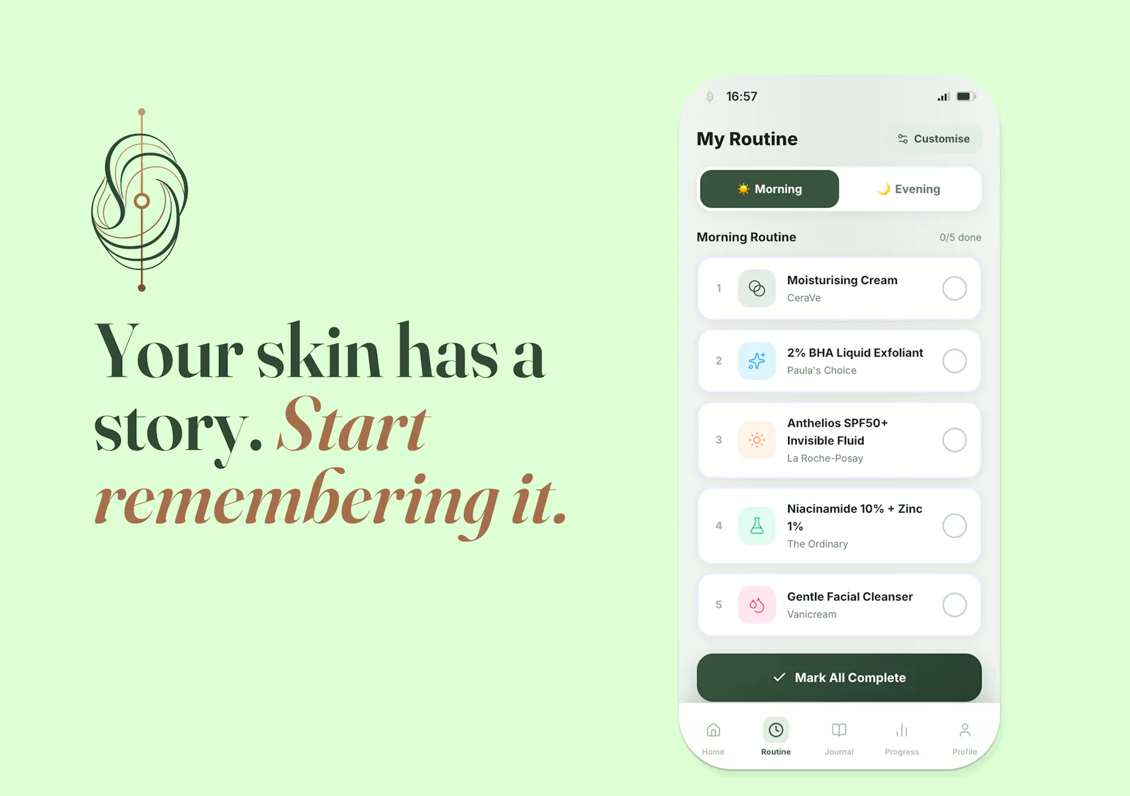 Skin Memory screenshot 1
