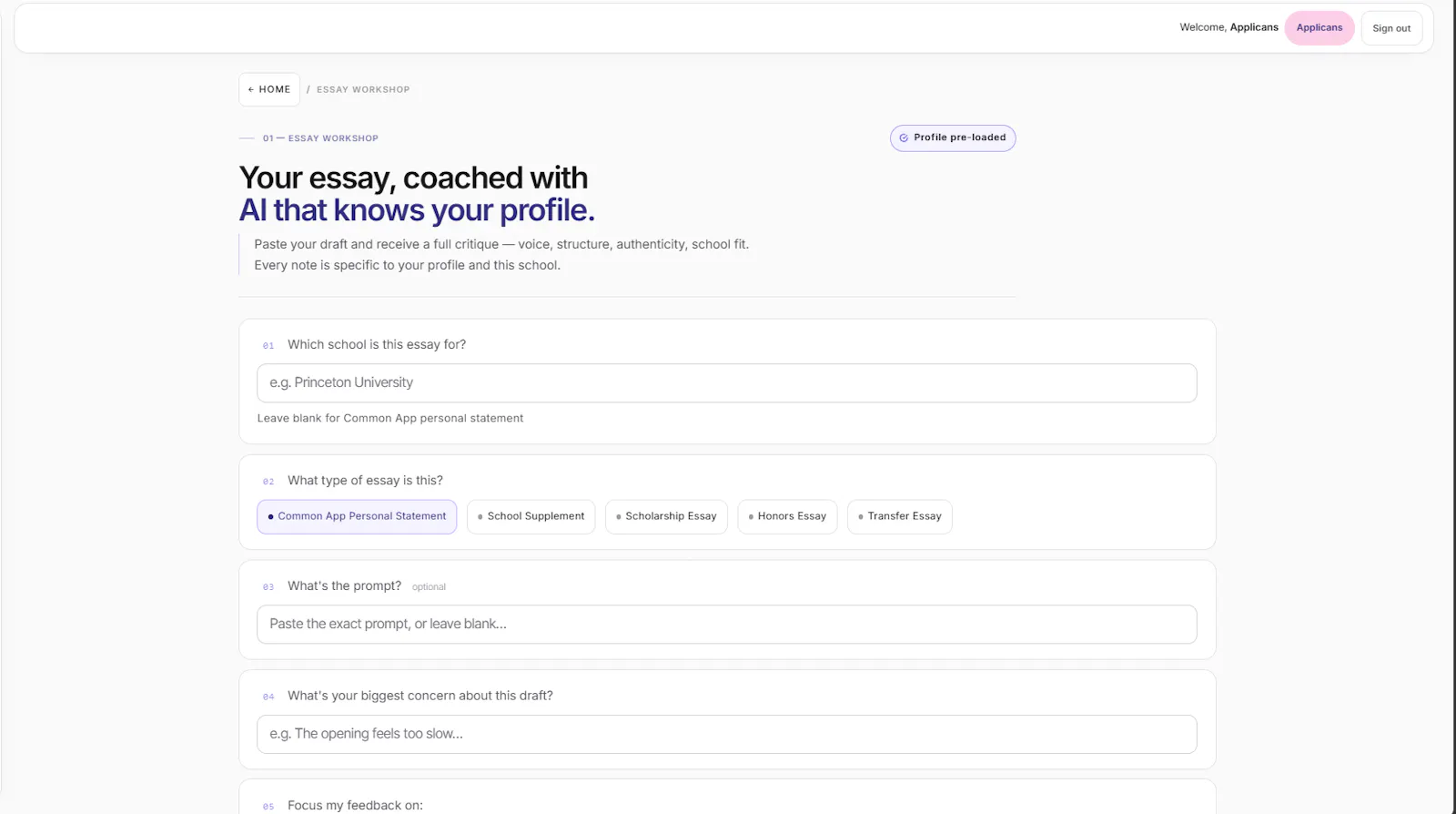 Applicans screenshot 4