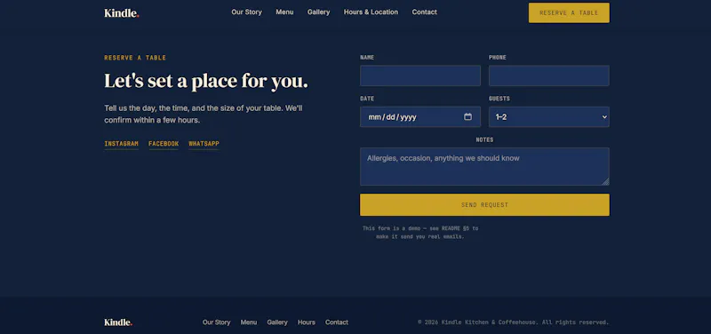 Modern HTML5 Template screenshot 7