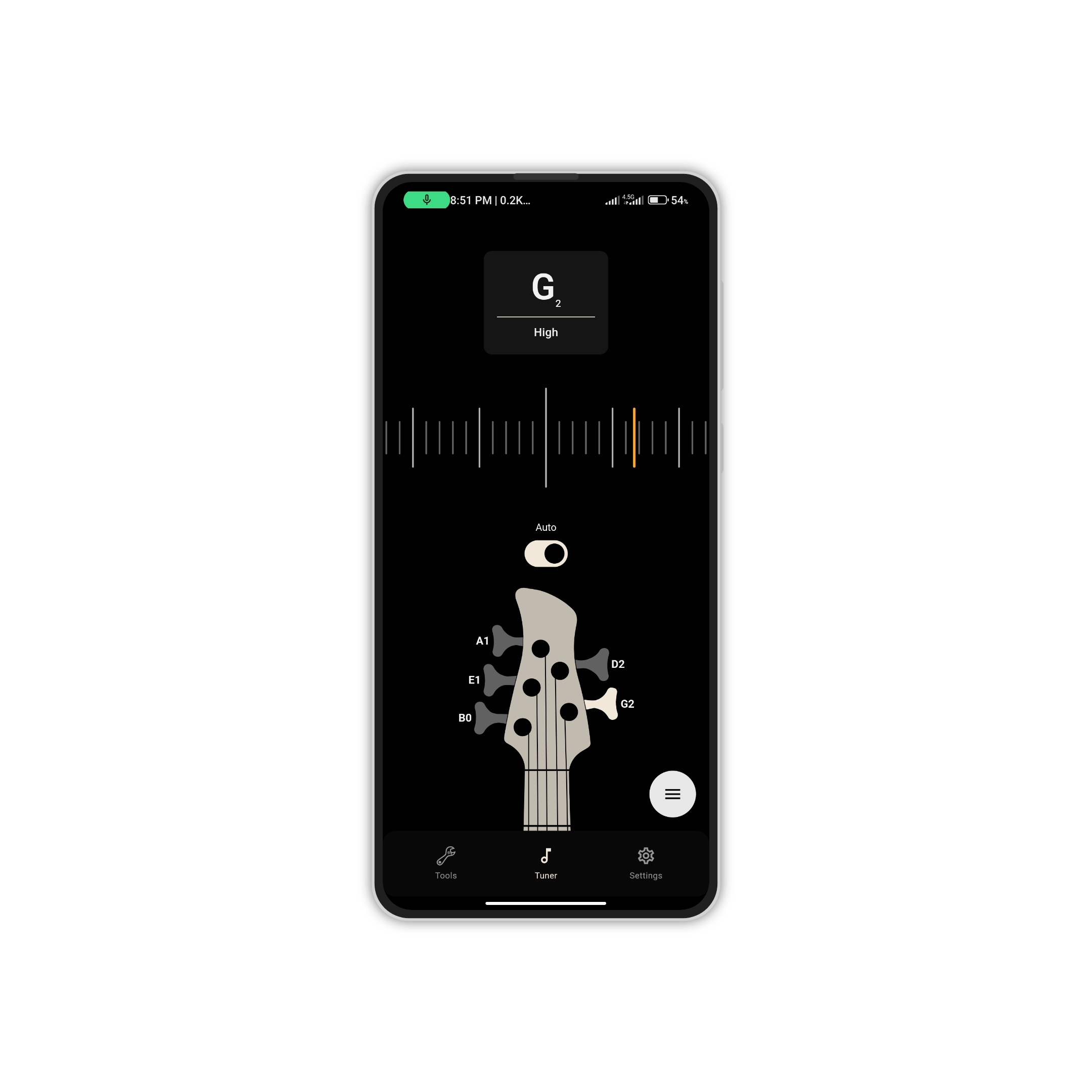 Mídia 3 de Tunneit - Tuner multi-instrumento com metrônoma e biblioteca de acordes