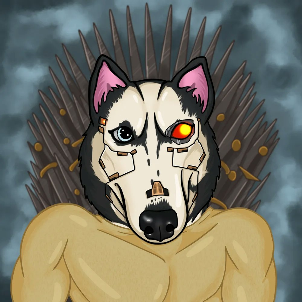 Metaverse Dog - Seni Digital di Ton media 1