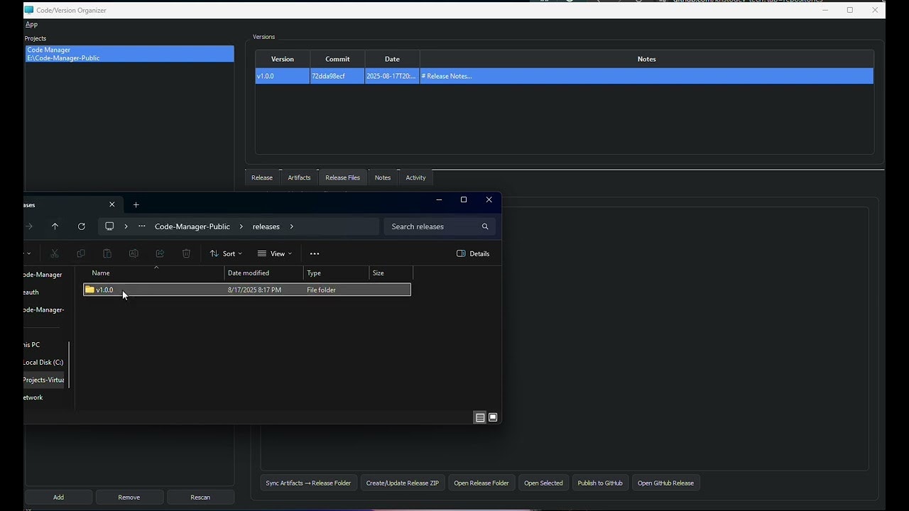 Code Manager Git publisher gallery image
