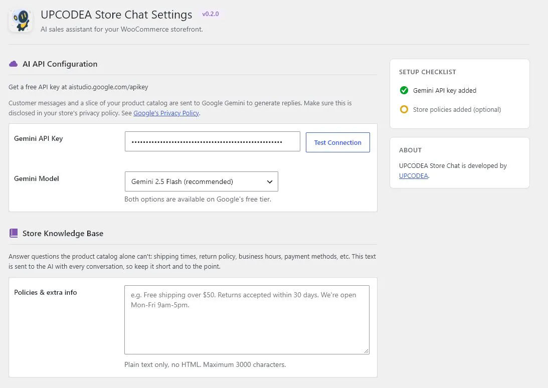 UPCODEA Store Chat gallery image
