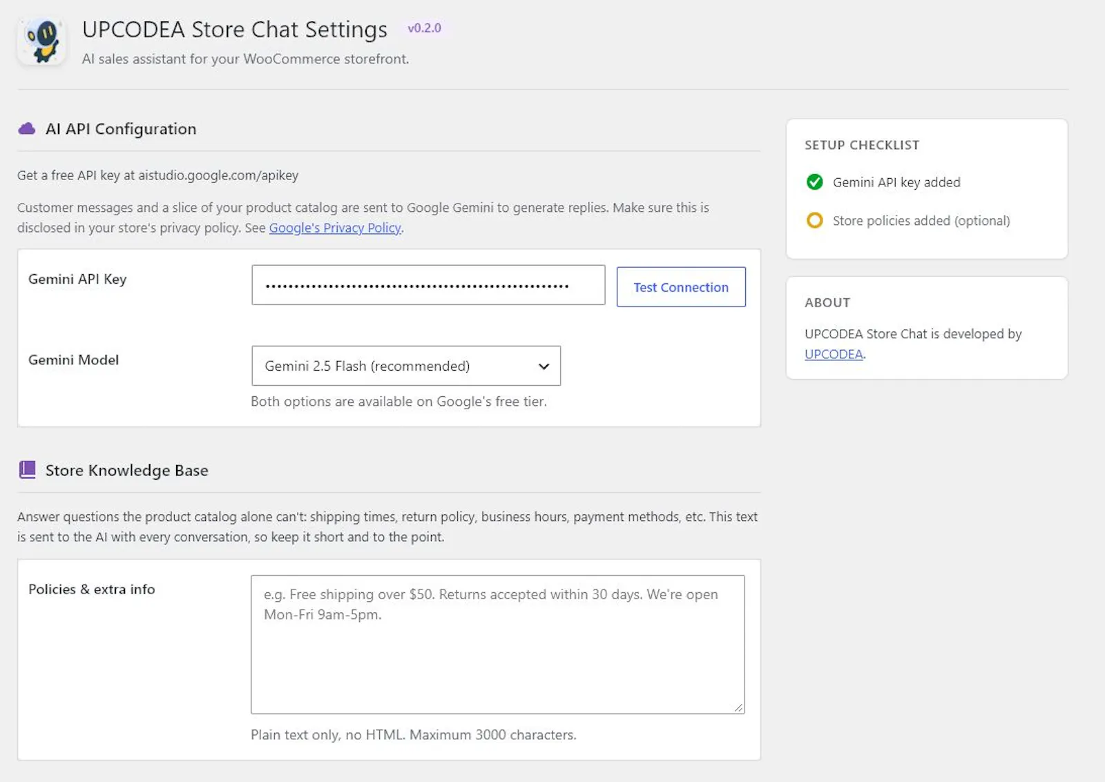 UPCODEA Store Chat screenshot 1
