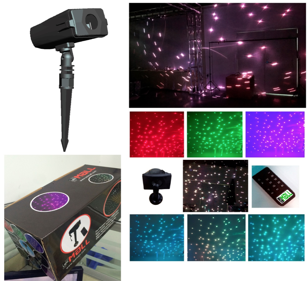 LEDMall - White Laser Christmas Lighting Projector gallery image