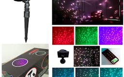 LEDMall - White Laser Christmas Lighting Projector media 3