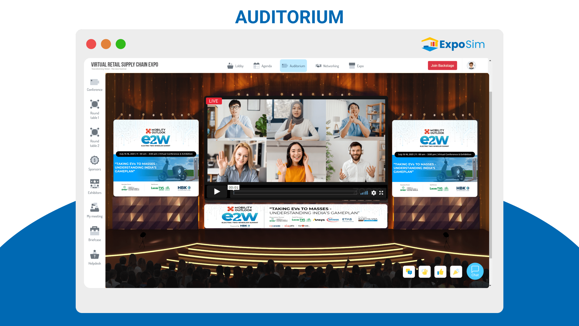 Exposim - платформа виртуальных/гибридных событий - Самая продвинутая в мире платформа виртуальных событий 2D/3D. медиа 4