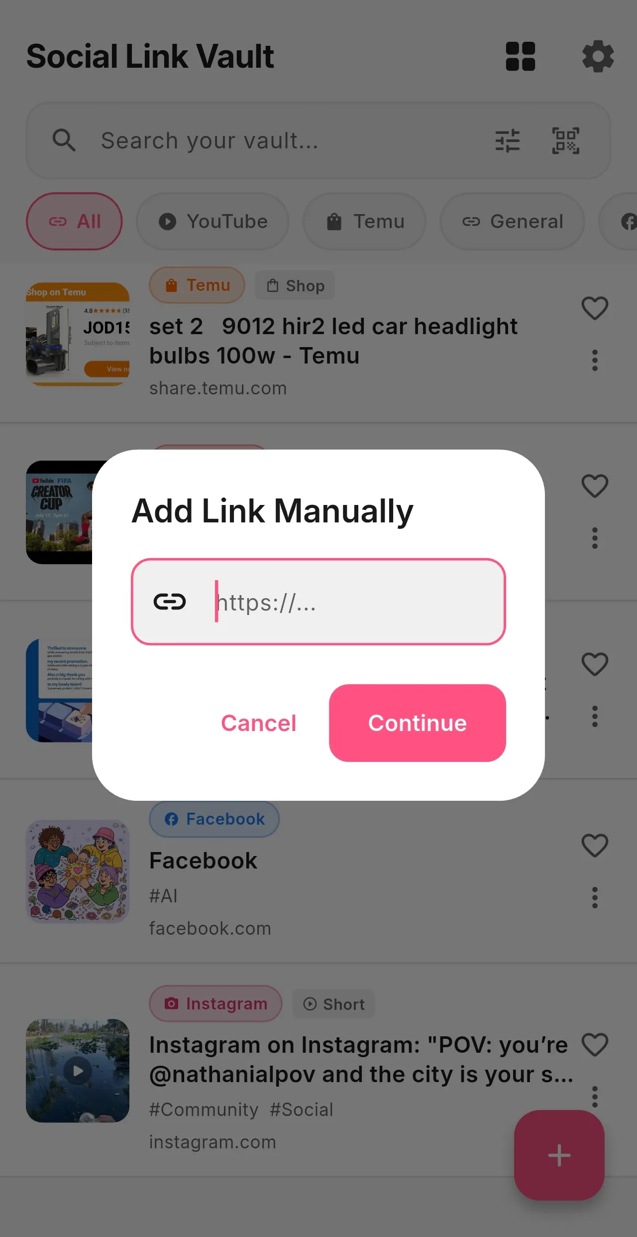 Social Link Vault AI gallery image