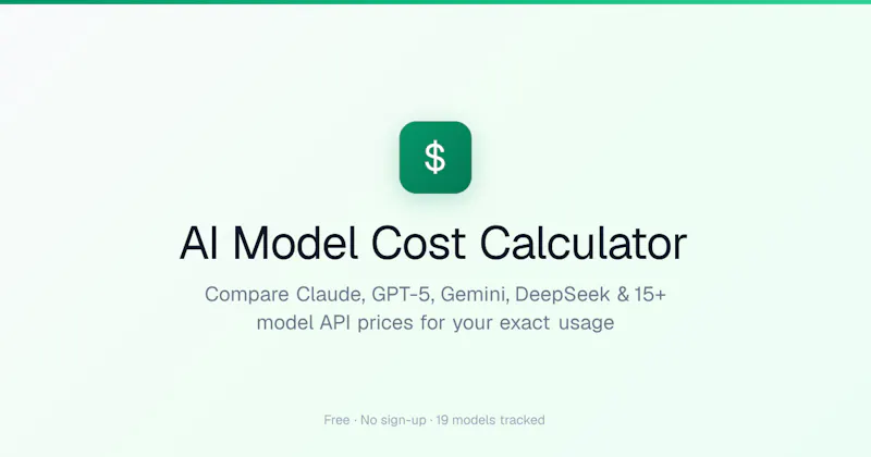 AI Model Cost Calculator screenshot 1