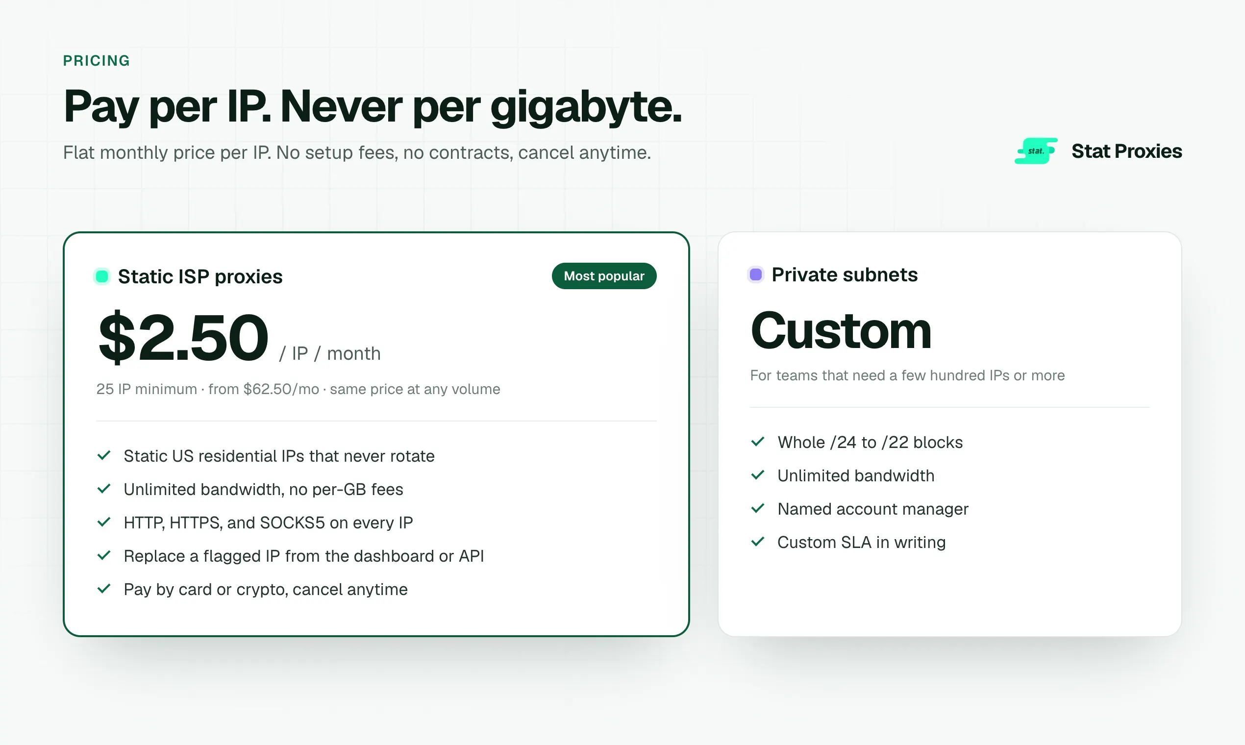Stat Proxies gallery image