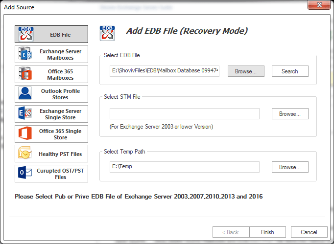 Échange vers Office 365 Migration Tool media 2
