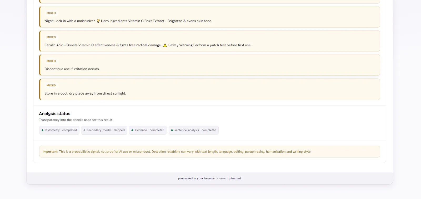 AI Content Detector screenshot 5