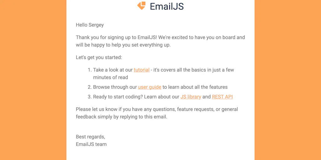 EmailJS: Send emails directly with Javascript | Product Hunt