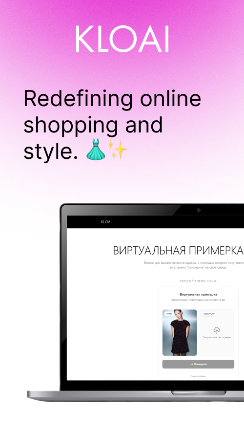 Kloai - AI virtual try-on widget gallery image