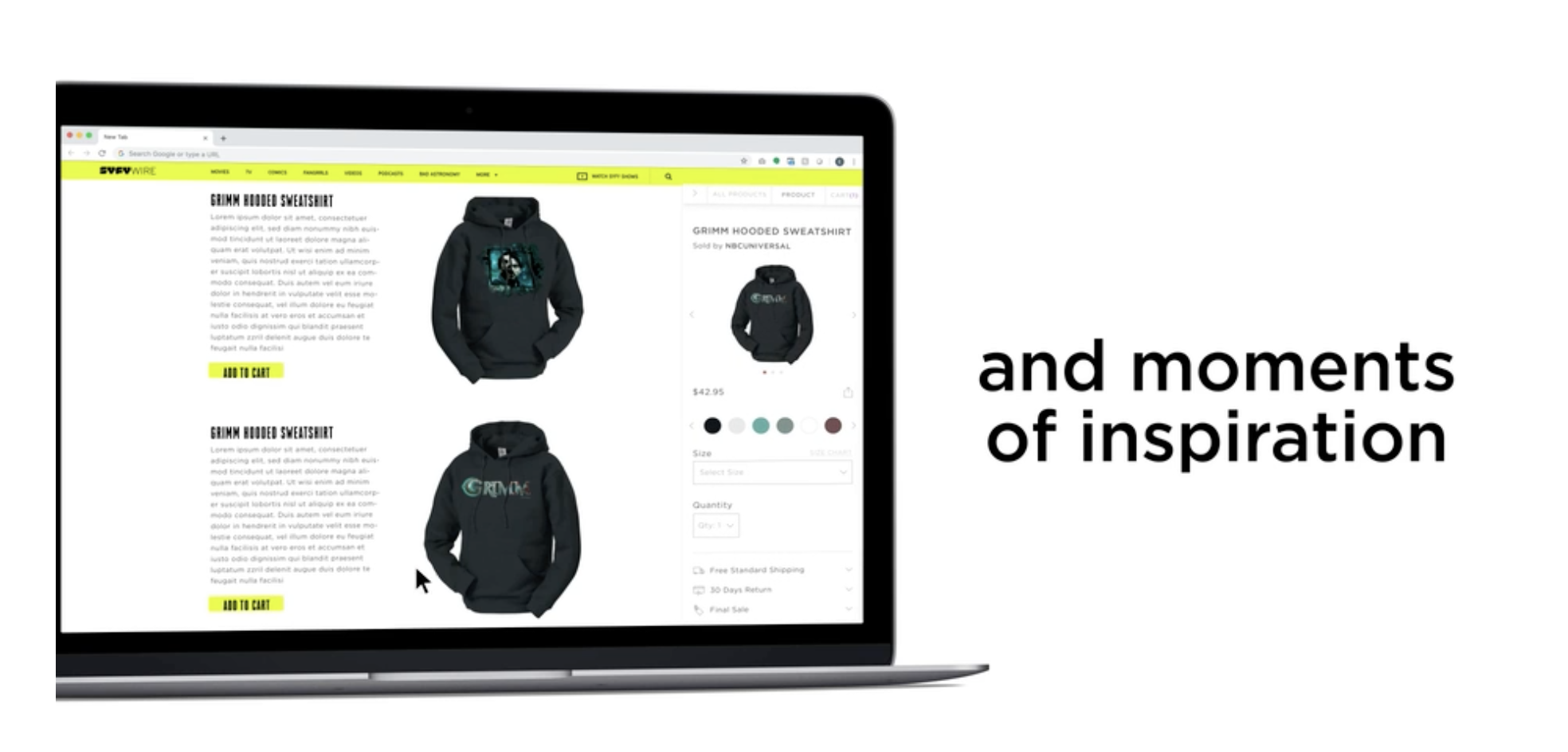 NBCUniversal Checkout gallery image