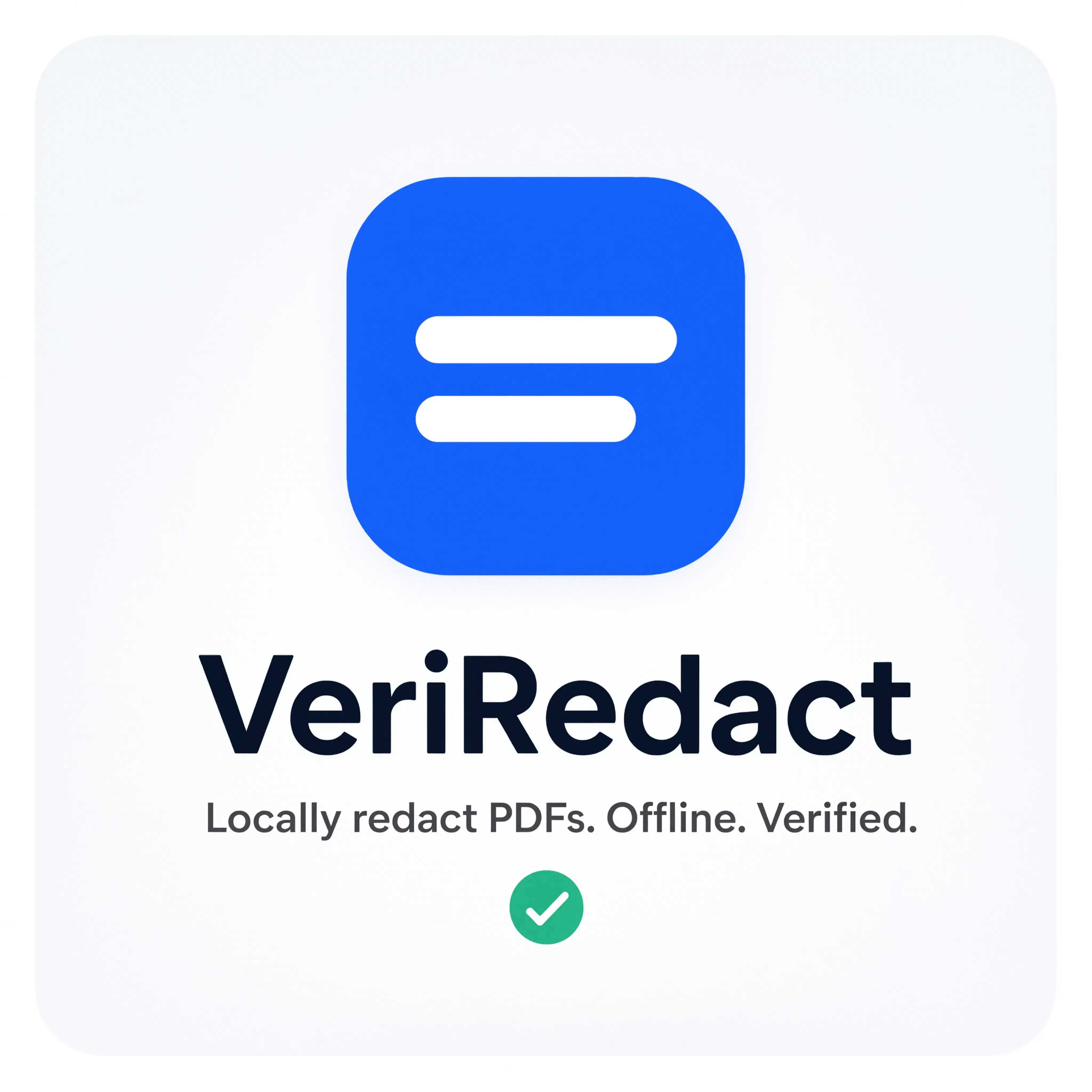 VeriRedact logo