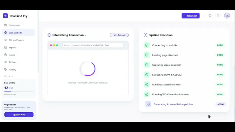 RealFix A11y screenshot 1 (video preview)
